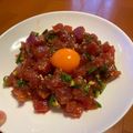 yoshie0718's cooksnap of when they made 簡単！まぐろユッケ.