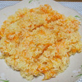 ジョングレ's cooksnap of when they made 皮ごとすりおろして☆人参ご飯☆.