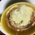 pi-tan's cooksnap of when they made 簡単あったかオニオングラタンスープ.