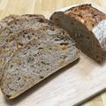 どですかん's cooksnap of when they made 自家製オレンジピールのカンパーニュ☆.