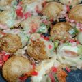 makky0424's cooksnap of when they made 業スーたこ焼き粉でたこ焼き！我が家流♪.