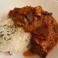 RKcat's cooksnap of when they made チキンとなすのトマト煮込み.