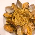 ラブ男食堂's cooksnap of when they made ボンゴレビアンコ☆白ワイン風.