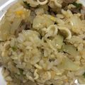へそ曲がりクック's cooksnap of when they made とまらない！チキンラーメンチャーハン.