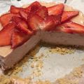 ツージー's cooksnap of when they made 苺のレアチーズケーキ.
