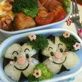 ﾕｶﾘ's cooksnap of when they made おむすびまん弁当・キャラ弁.