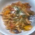 みの莉's cooksnap of when they made ケチャップ＆ウスターで♪なすのフジッリ.