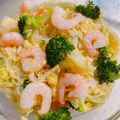 クックVTCMW0☆'s cooksnap of when they made 時短！キャベツとむき海老の中華風.