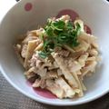 milkey61's cooksnap of when they made たけのことツナのワサビマヨ和え.