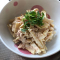 milkey61's cooksnap of when they made たけのことツナのワサビマヨ和え.