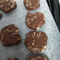 きょとん's cooksnap of when they made バレンタイン♡アーモンド生チョコクッキー.