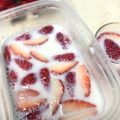 feel872's cooksnap of when they made 苺の牛乳寒天.