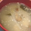 クックUL8OCM☆'s cooksnap of when they made 小粒ナメコ、干し平茸を使う里芋の味噌汁.