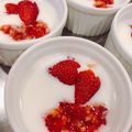 ♡マロすけ♡'s cooksnap of when they made 家事えもん いちごのとろける牛乳プリン.