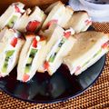 チョコたろう♡'s cooksnap of when they made フルーツサンドウィッチ☆.