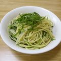 クックWLK7O3☆'s cooksnap of when they made 大葉香る！サバ缶パスタ.