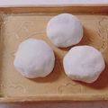maco☆a's cooksnap of when they made おじいちゃん好物こしあん大福♪.