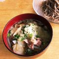 おじ☆さん's cooksnap of when they made そば屋の賄い☆茄子と豚バラ肉のつけ蕎麦.