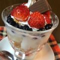 チェリチョコ's cooksnap of when they made ありあわせでお手軽イチゴパフェ♪.