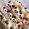 ピカきいろ's cooksnap of when they made 可愛い♪ちぎりパン(パンダ)子どもの日.