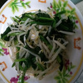 lovestoeat's cooksnap of when they made モヤシとほうれん草のナムル.