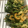 ピーナッツ16's cooksnap of when they made 人参とクレソンのかき揚げ.