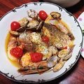 ちびっこGANG☆'s cooksnap of when they made 簡単、ふっくらアクアパッツァ.