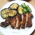 みぃくんのママ's cooksnap of when they made パーコー丼（厚切り豚ロース唐揚げ丼）.