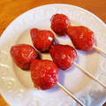はるぽにょがちゃぴん's cooksnap of when they made 失敗なし！簡単いちご飴 ♡.