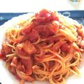 くま～ま's cooksnap of when they made ★簡単★ベーコンとトマト缶のパスタ.