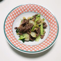 オリオバナ's cooksnap of when they made 旨辛＊小松菜と牛肉の炒め物.