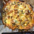 かずみ0125's cooksnap of when they made 鶏の照り焼きピザ.