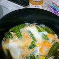 たもじん's cooksnap of when they made 絹さやの卵とじ.
