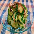 そうままま's cooksnap of when they made のびのびのび〜る♡蛇腹キュウリの即席漬け.