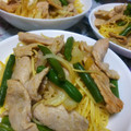 まゆみきママ's cooksnap of when they made 豚肉のみそ和風パスタ 柚子胡椒風味.