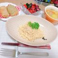 やぁちゃん425's cooksnap of when they made 【糖質0麺】明太カルボナーラ風.