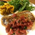 おくっち家's cooksnap of when they made ポークソテーのトマト大葉ソース.