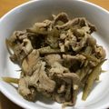 daikanon's cooksnap of when they made ごぼうと豚肉の簡単❗炒め.