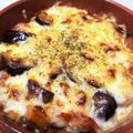 Pu♡Pu's cooksnap of when they made 簡単！ナスとベーコンのチーズ焼き.