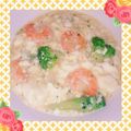 ☆ノァ☆'s cooksnap of when they made エビ豆腐ブロッコリーのヘルシー中華風.
