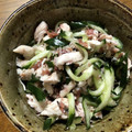 クックRPIZXH☆'s cooksnap of when they made 【簡単】鶏ささみの梅きゅうり和え.