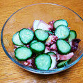 Bakebababa's cooksnap of when they made タコときゅうりの酢の物.