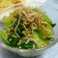 extra＊'s cooksnap of when they made 簡単もう一品♪小松菜としらすレモンナムル.