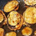 クックQSKL5N☆'s cooksnap of when they made ナスと鶏ミンチのはさみ焼き☆お弁当に.