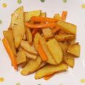 クックPINOK0☆'s cooksnap of when they made じゃがいものカレーきんぴら….