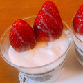 harutop's cooksnap of when they made 卵白消費☆いちごのカップムース.