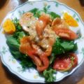 あゆはと's cooksnap of when they made 新玉ねぎとスモークサーモンのマリネサラダ.