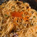 Nozzzzzy's cooksnap of when they made とびっこのオイル系和風パスタ.