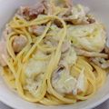 滝沢昇's cooksnap of when they made 牛乳で簡単 クリームパスタ.