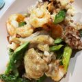 okiyokiyon's cooksnap of when they made エビとアスパラのプリプリチリマヨ炒め.